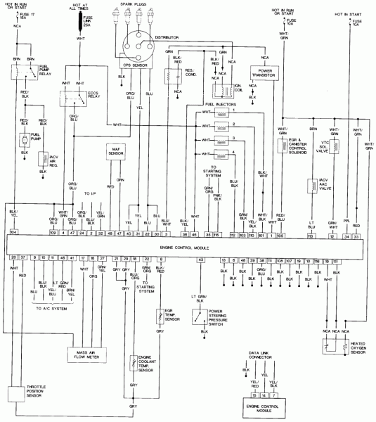 2001 Nissan Sentra Wiring Diagram