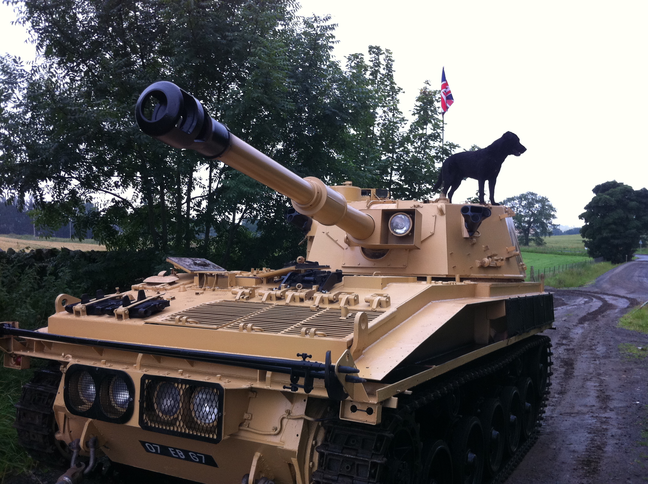 Abbott Self Propelled Gun Tank Driving Scotland