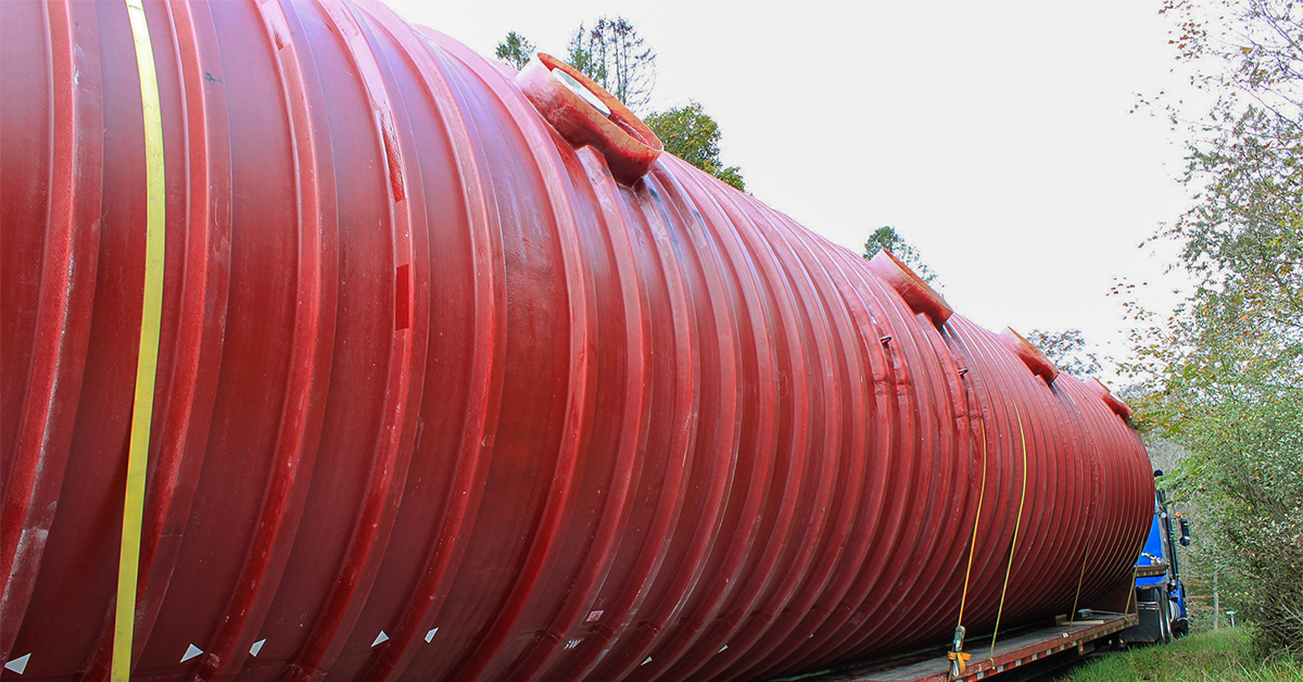 Fiberglass Underground Water Cistern Tanks Order