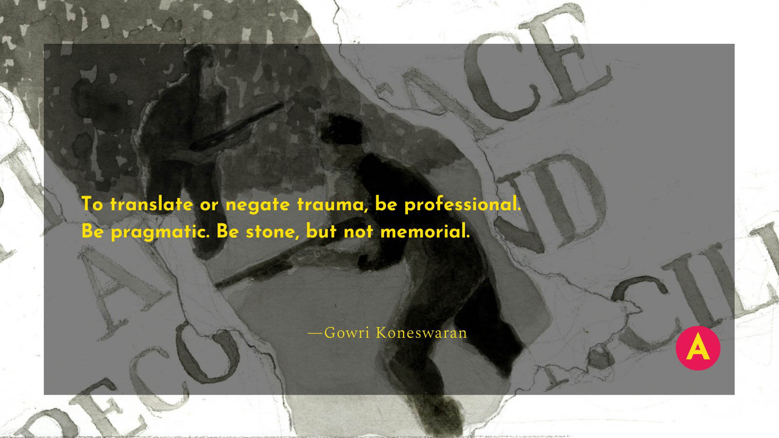 The Tanne Foundation Awards Gowri Koneswaran