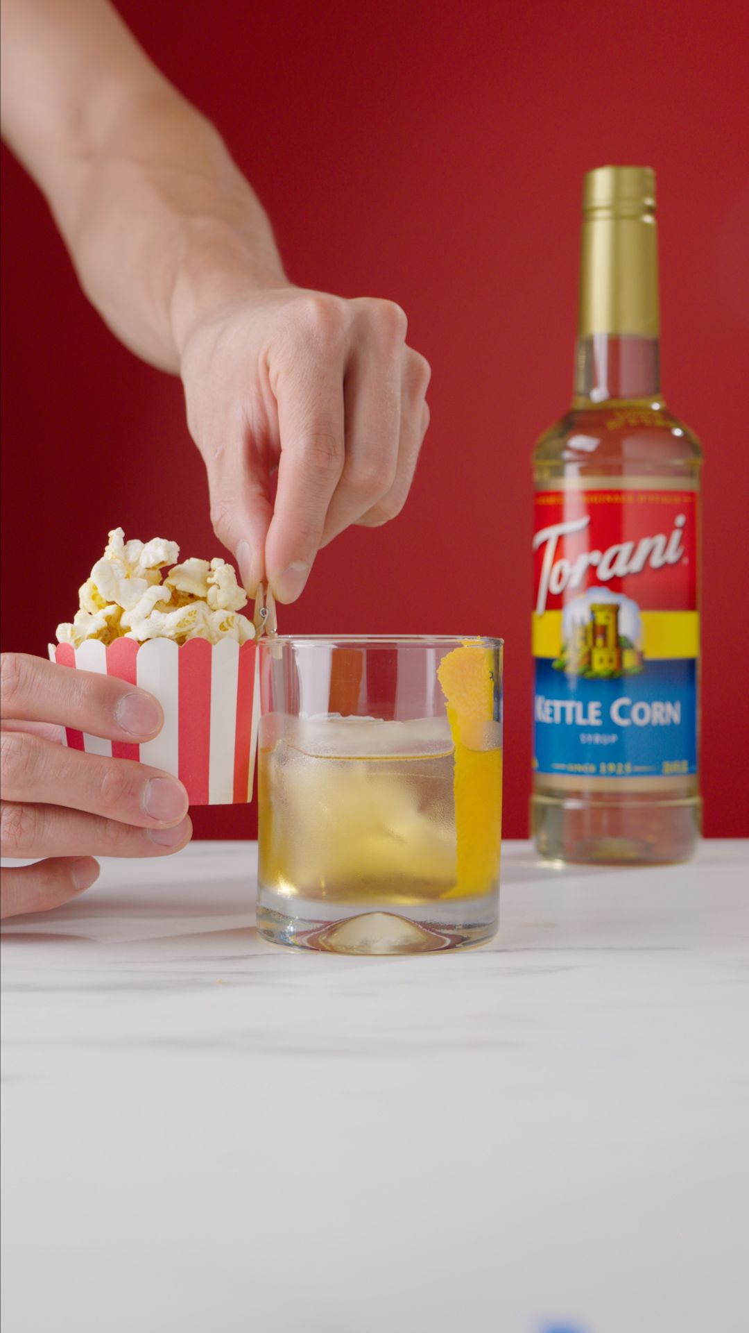 TORANI Kettle Corn Syrup, 750ml PET *Special Order* Tannex