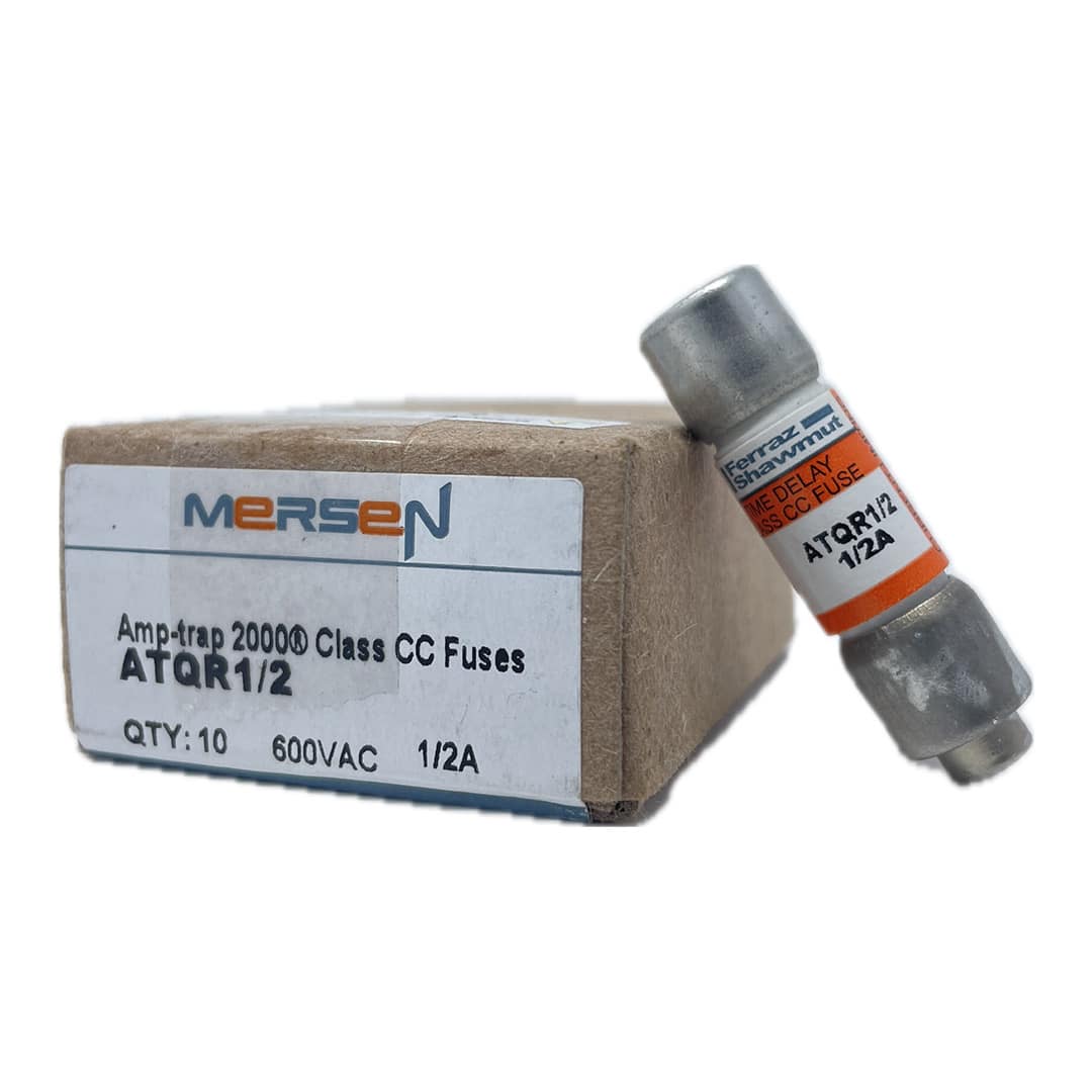 ATQR1/2 Mersen Fuse Class 'CC' 1/2 Amp 600 Volt 8.99 Fuse Class