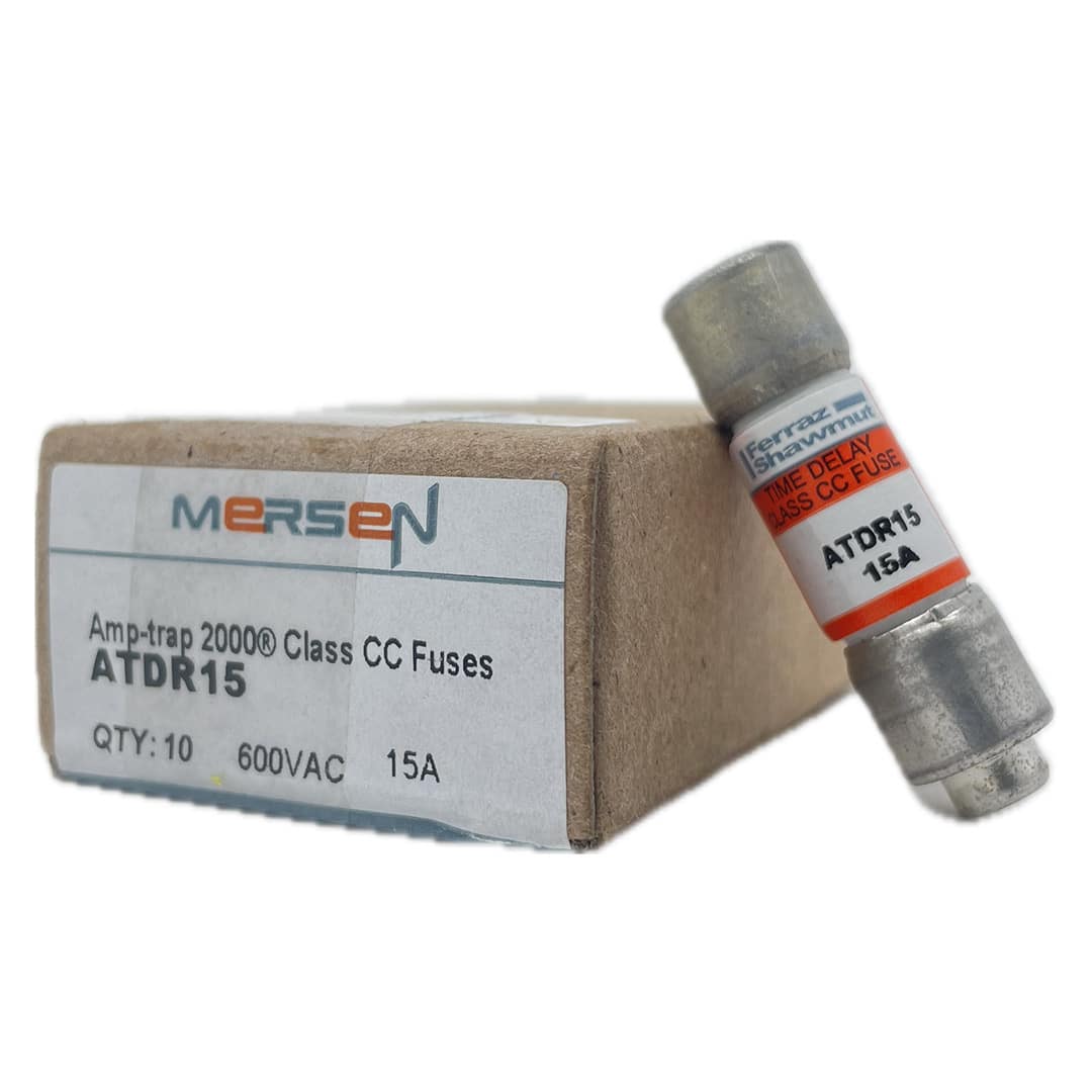 ATDR15 Mersen Fuse Class 'CC' 15 Amp 600 Volt 8.99 Fuse Class 'CC