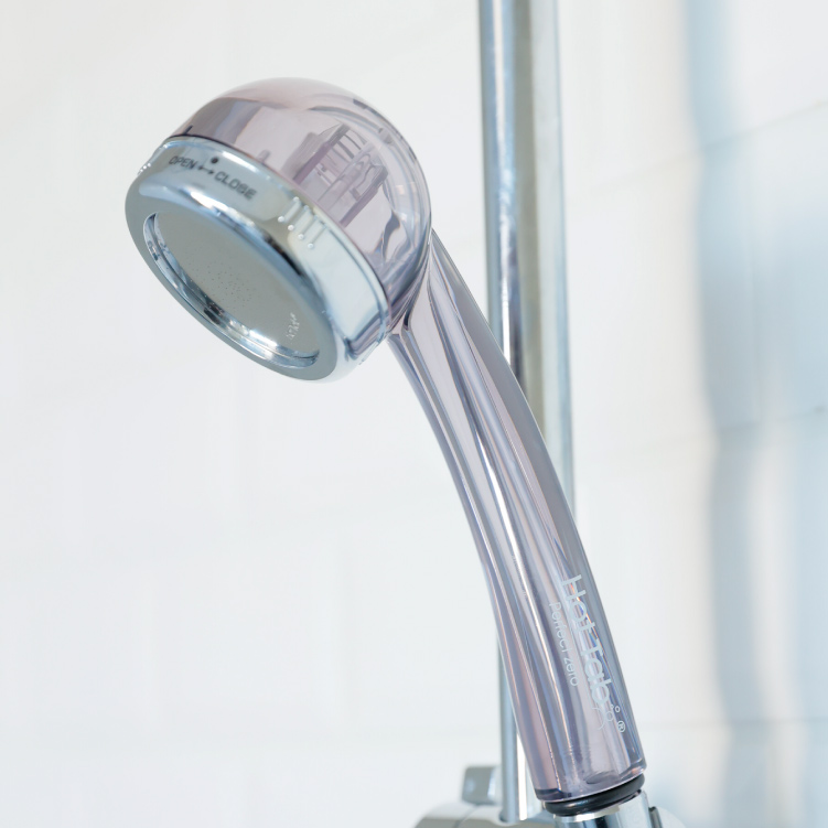 ホットタブ HOT TAB プレミアムシャワー 重炭酸 塩素中和 シャワーヘッド (ピンク) 浴用化粧料用 バス、洗面所用品