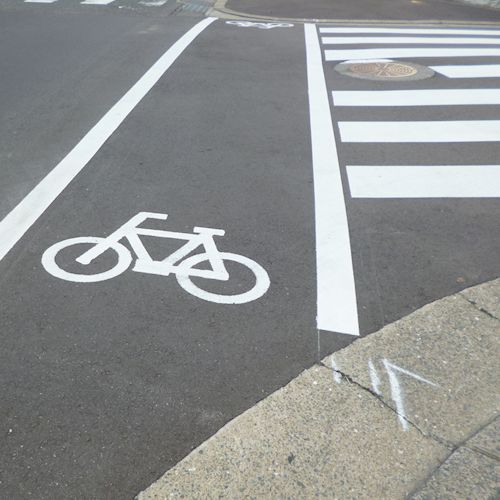 自転車横断帯