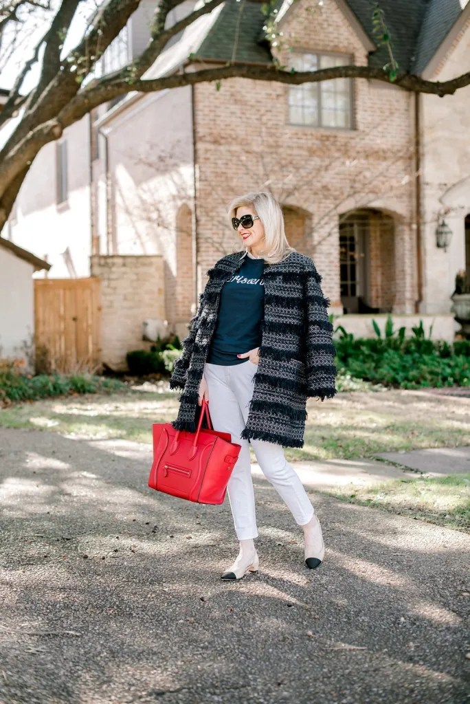 How to dress up or dress down a printed tshirt Tanya Foster