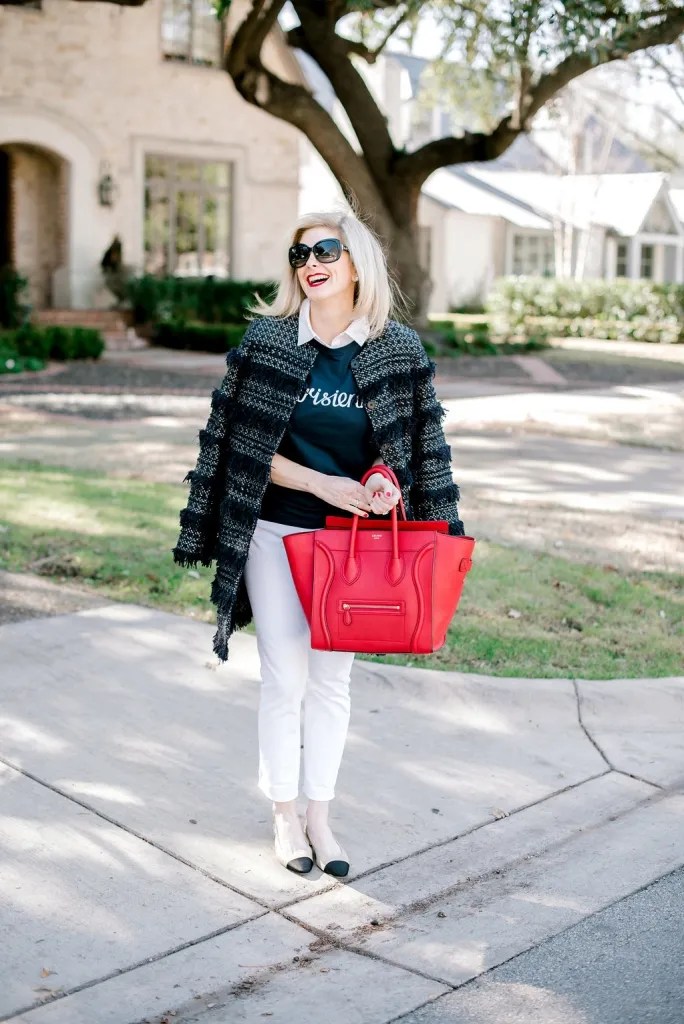 How to dress up or dress down a printed tshirt Tanya Foster