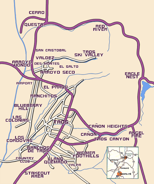 Taos Map Search Taos Homes Real Estate Services