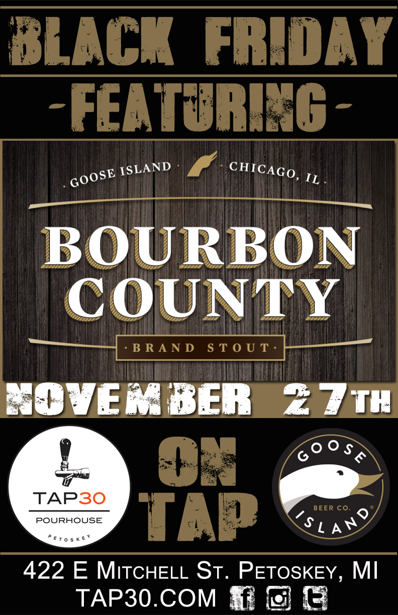 BLACK FRIDAY ON TAP Original Bourbon County Stout Tap 30