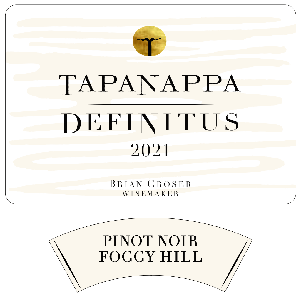 Tapanappa ‘Definitus’ 2021 Pinot Noir Tapanappa Wines