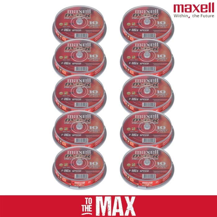 100 Pack Smartbuy 16X DVD-R 4.7GB 120Min White Inkjet Hub Printable ... Order 100 Pack DVD+R Blank Media For Bulk Storage Needs
