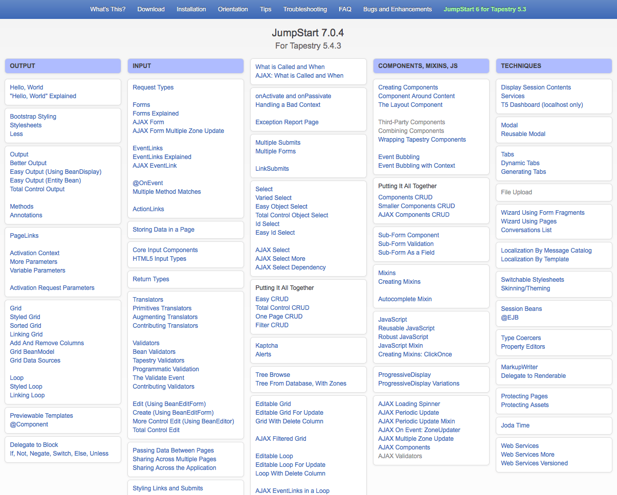 Tapestry JumpStart Home