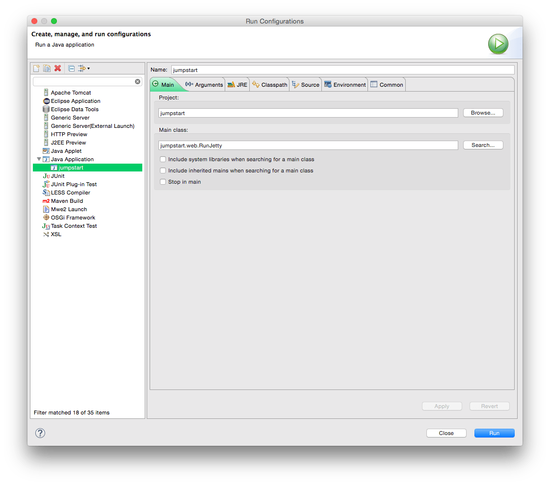 Tapestry JumpStart Installation