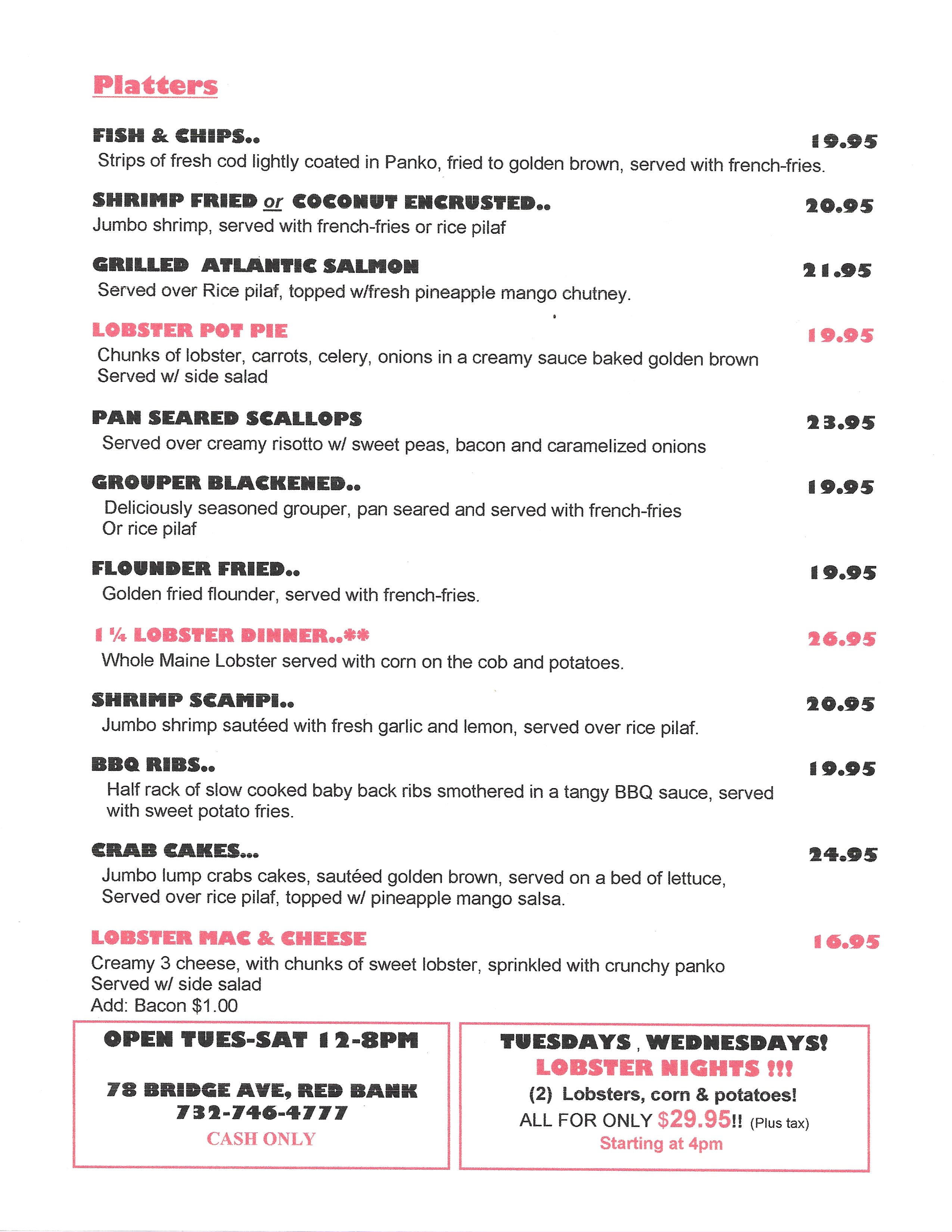 BoonDocks 2Go Best Fresh Fish Take Out and Outdoor Dining TAPinto