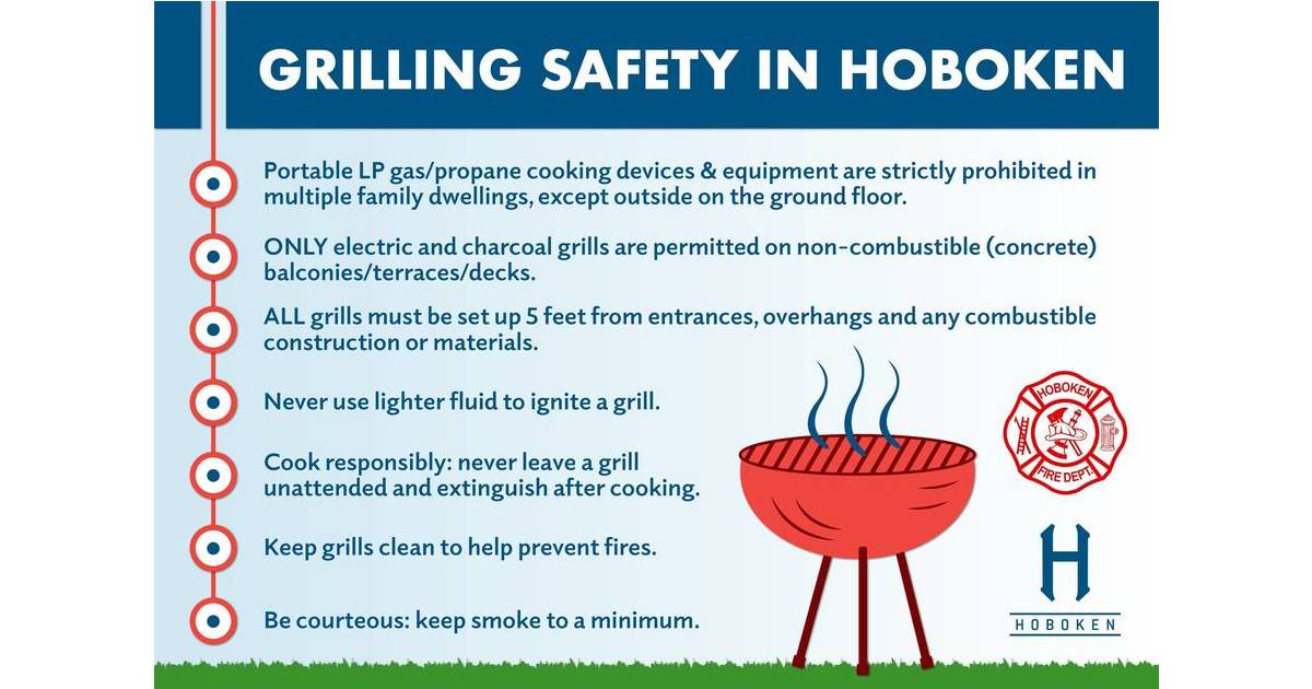 Hoboken Fire Department Offers Grilling Safety Tips Hoboken, NJ News
