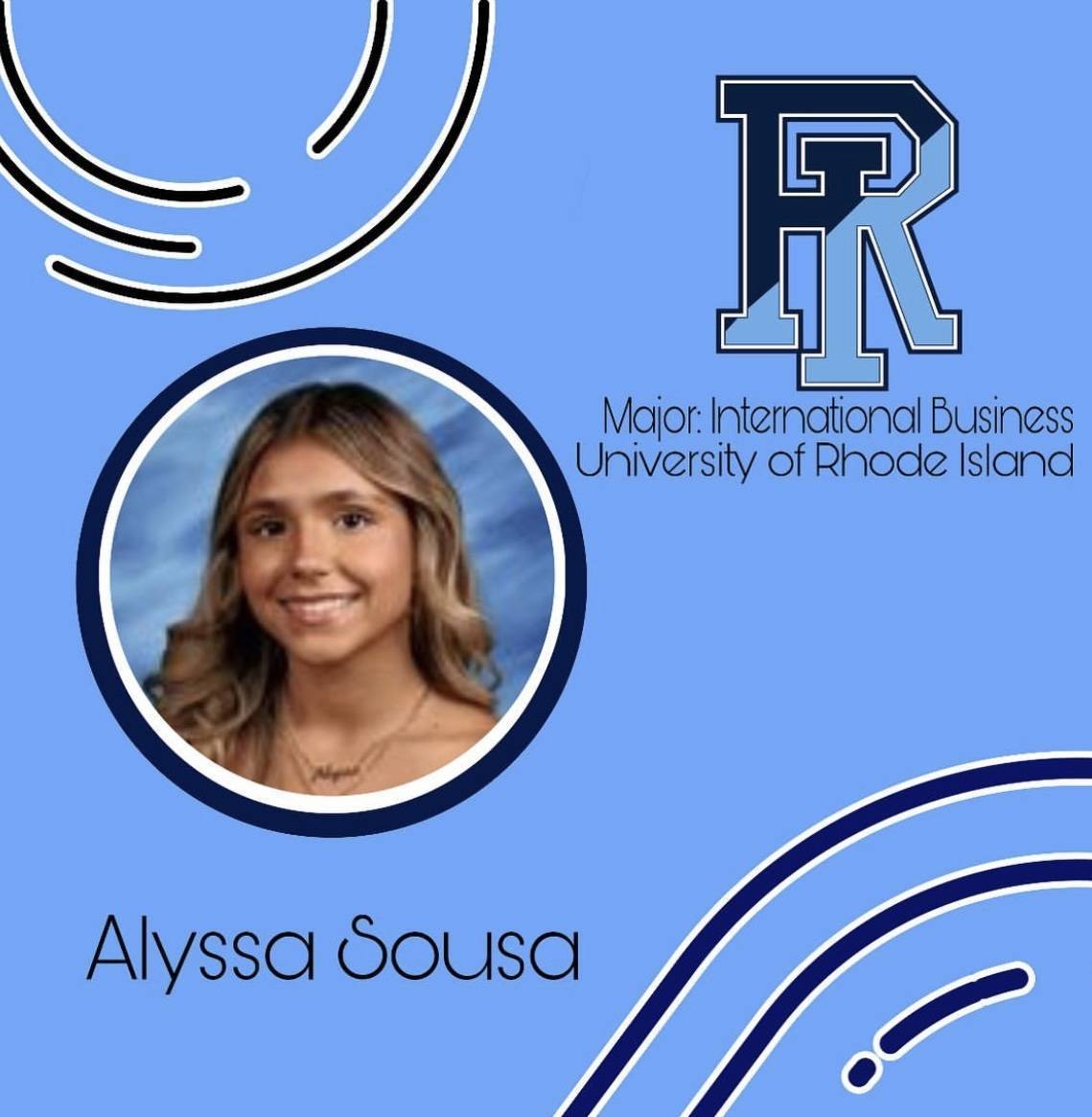 Kenilworth's Class of 2023's Alyssa Sousa is Headed to the University