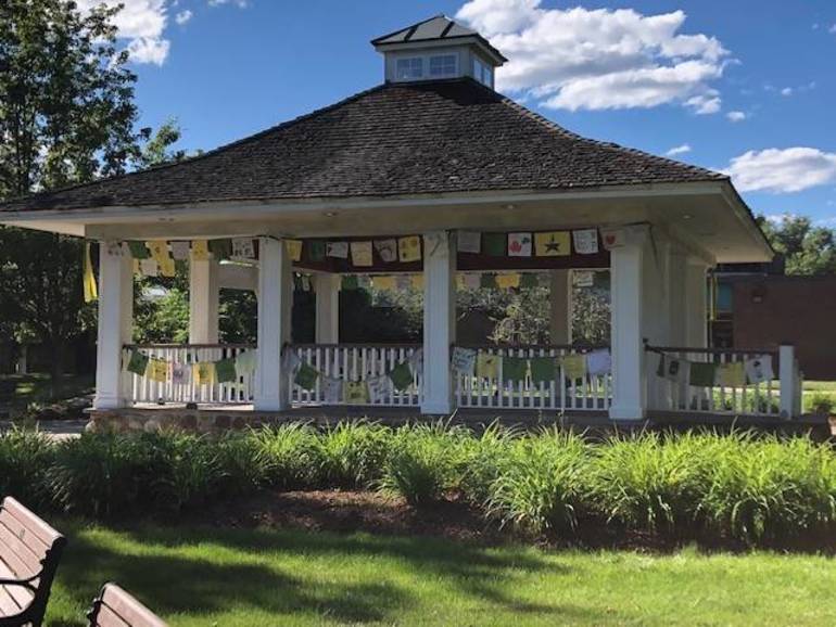 Centennial Park Pavilion in New Providence Now Awash in Color TAPinto