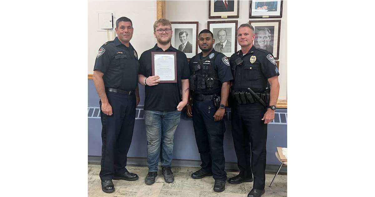 South Plainfield’s Patrick McAuley Awarded Police Department