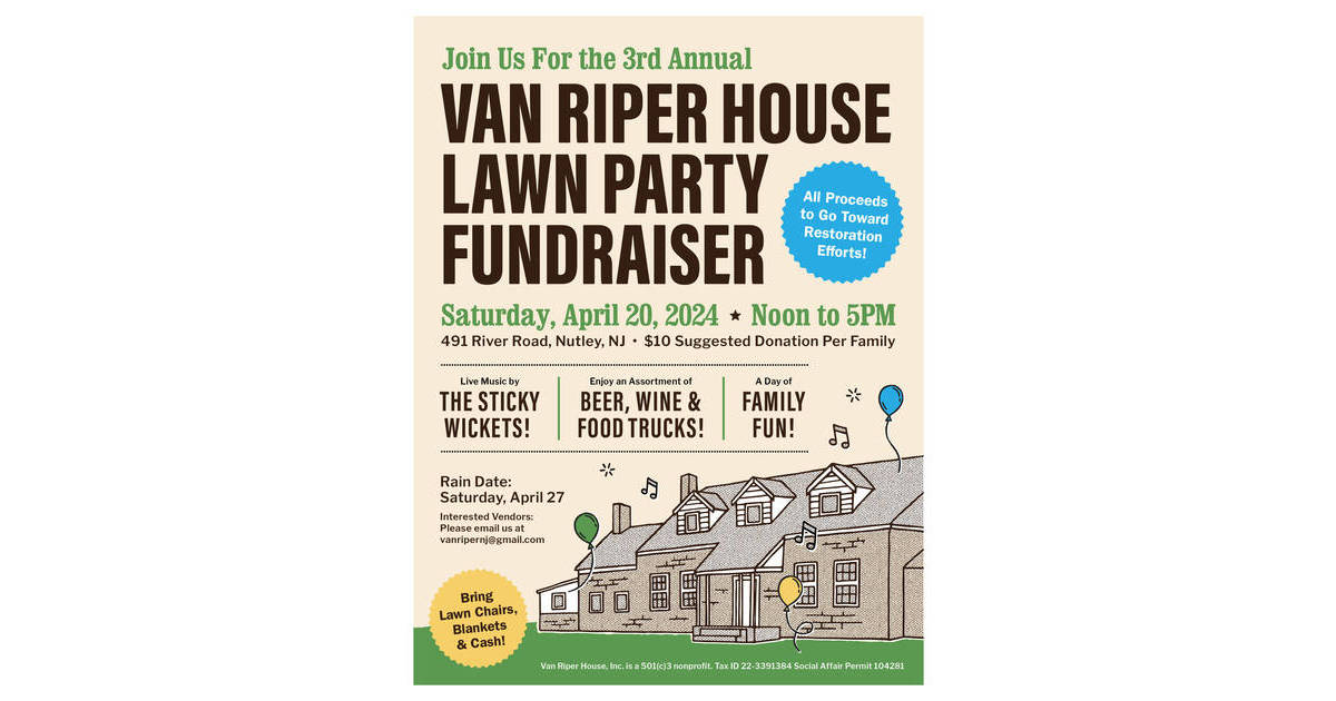 Nutley Commissioners Approve Permit for Third Annual Van Riper Lawn