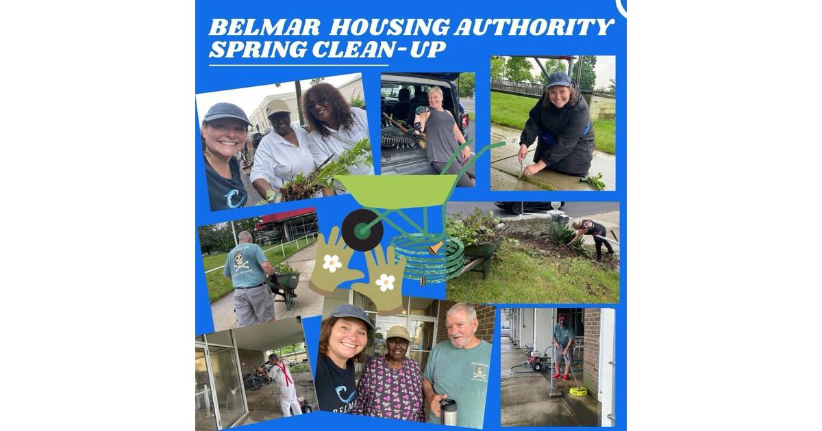 Belmar Community Rallies for Housing Authority Spring Cleanup Belmar/Lake Como, NJ News TAPinto