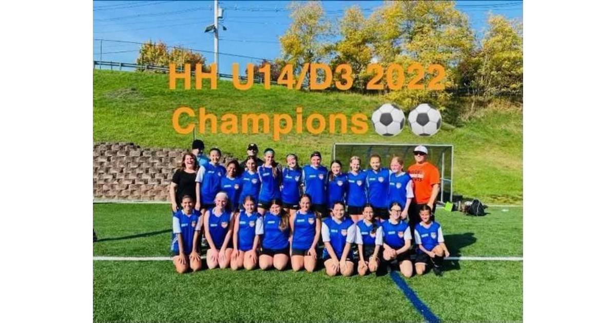 Hasbrouck Heights Rec Soccer U14/D3 Girls Soccer Team Wins Championship