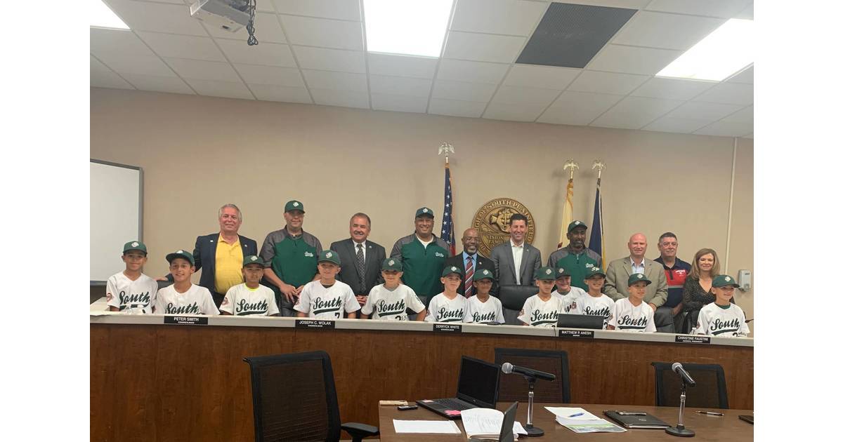 South Plainfield Junior Baseball Club’s 8U Team Recognized by Borough