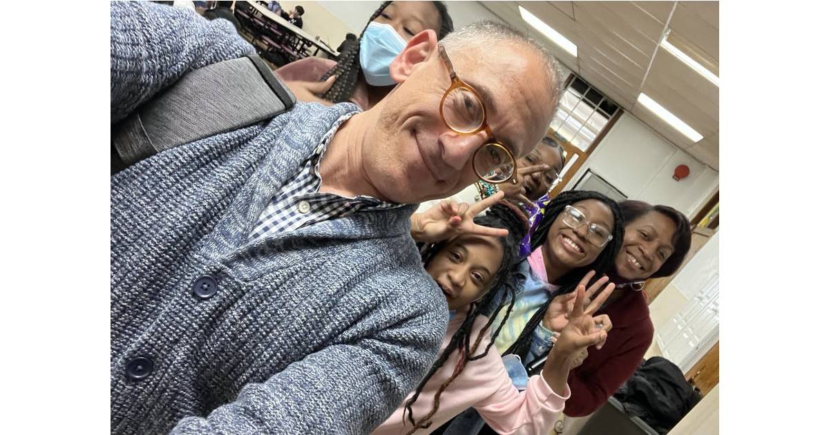 Special Guest Student for the Day at Middle School Union, NJ