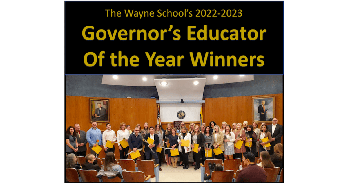 The 2023 Wayne Township Public Schools’ Educators of the Year Wayne, NJ News TAPinto