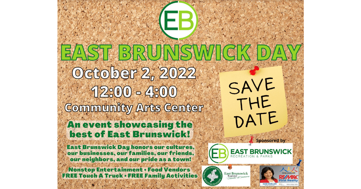 East Brunswick's 8th "EB Day" is October 2 East Brunswick, NJ News TAPinto