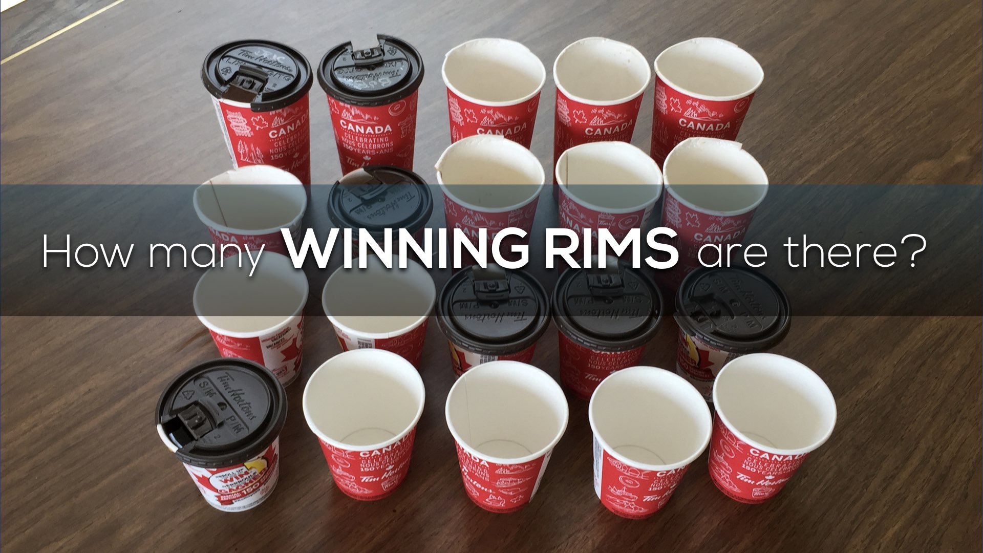 Tim Hortons Roll Up The Rim to Win Special Canada 150 Edition!