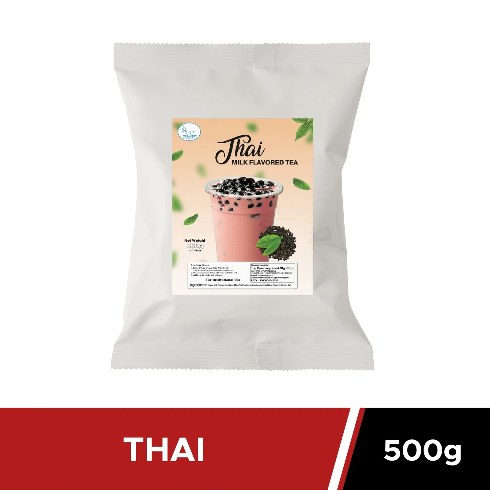 Thai Milk Tea Powder Tapiocas and Beans Co.