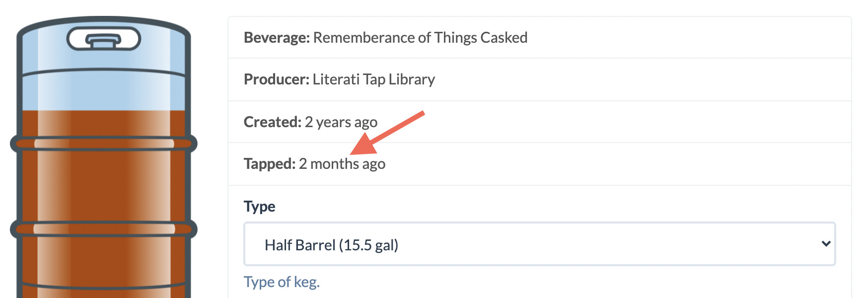Tracking time a keg is tapped Feature Requests Taplist.io Community