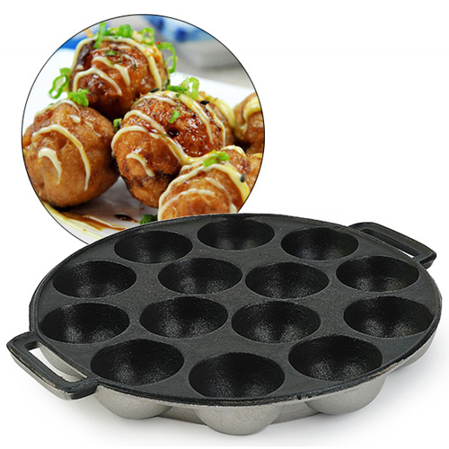 Cast Aluminum Takoyaki Pan Tap Phong