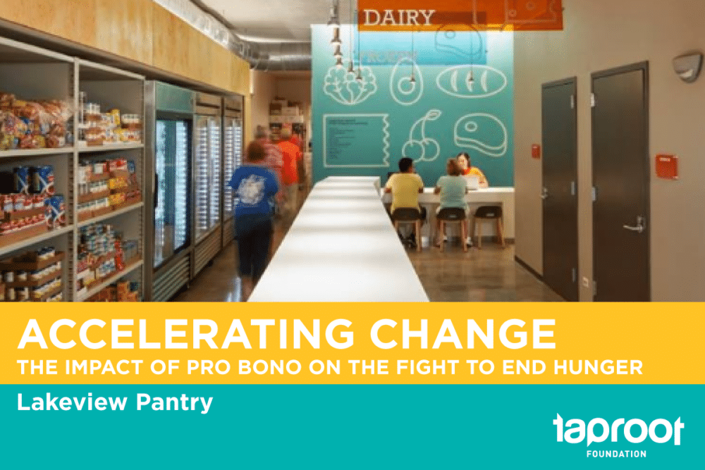 See how skilled Salesforce volunteers helped this food pantry Taproot