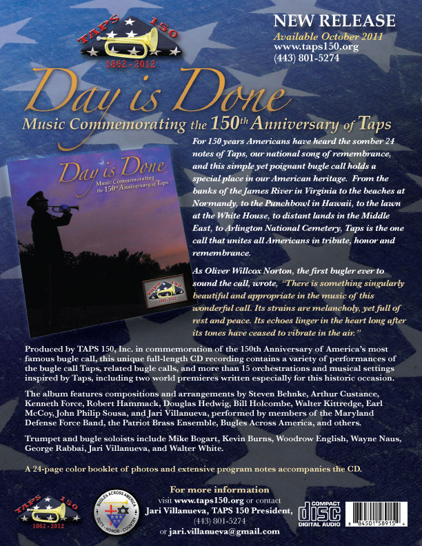 "Day is Done" The TAPS150 CD Taps 150