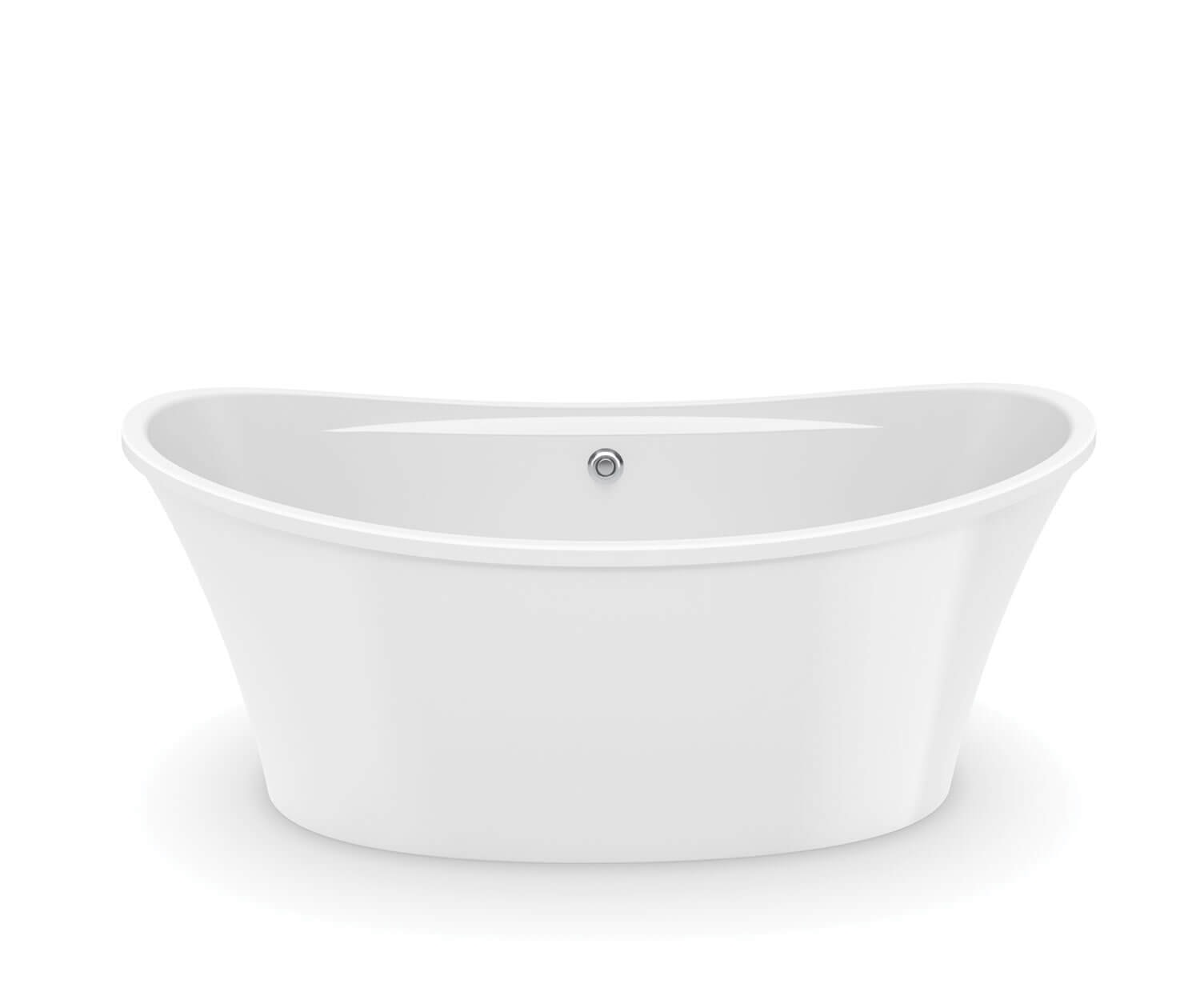 MAAX Ariosa 66″ x 36″ x 28″ Acrylic Freestanding Center Drain Bathtub