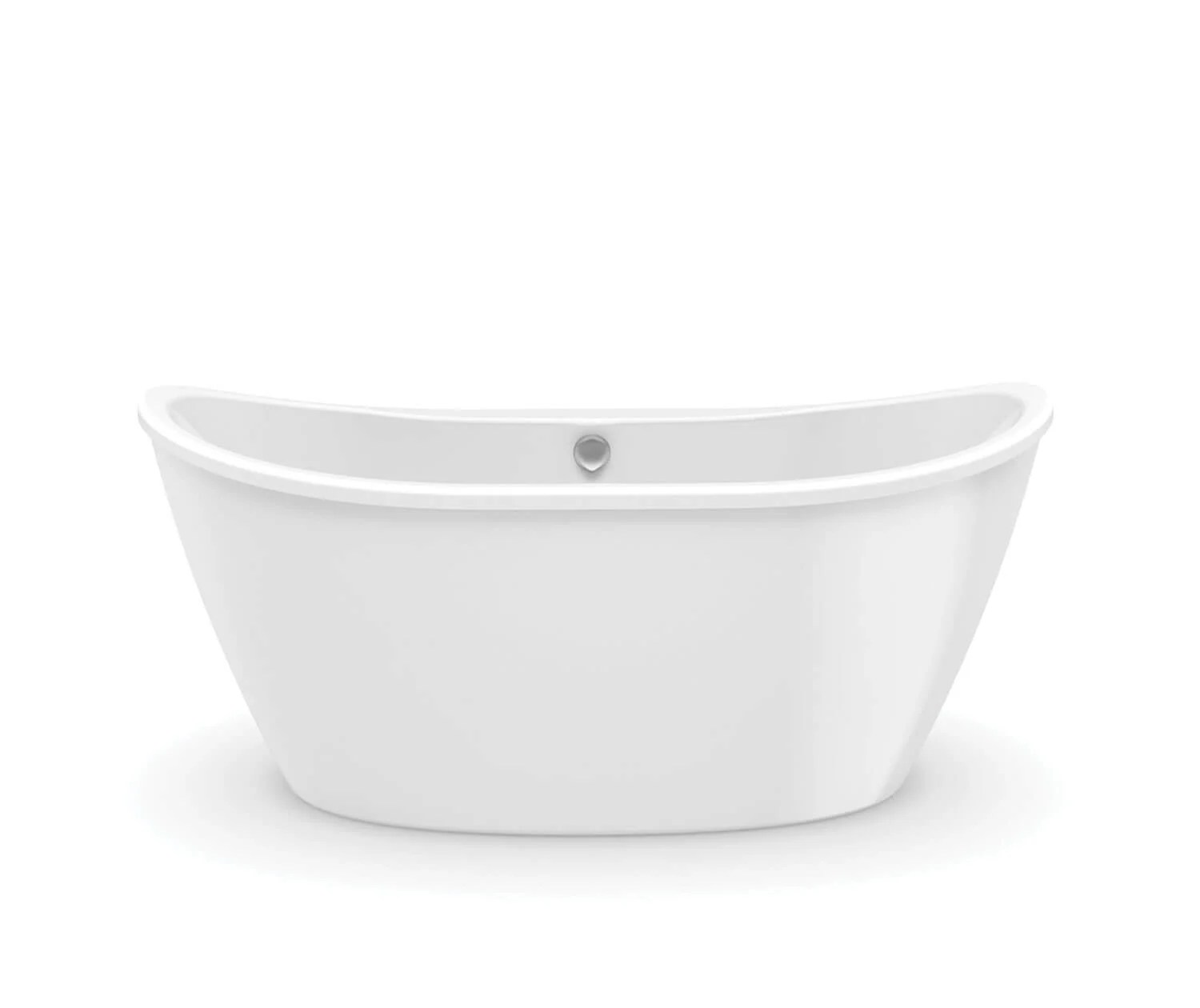 MAAX Delsia 60″ x 32″ x 27″ AcrylX Freestanding Center Drain Bathtub