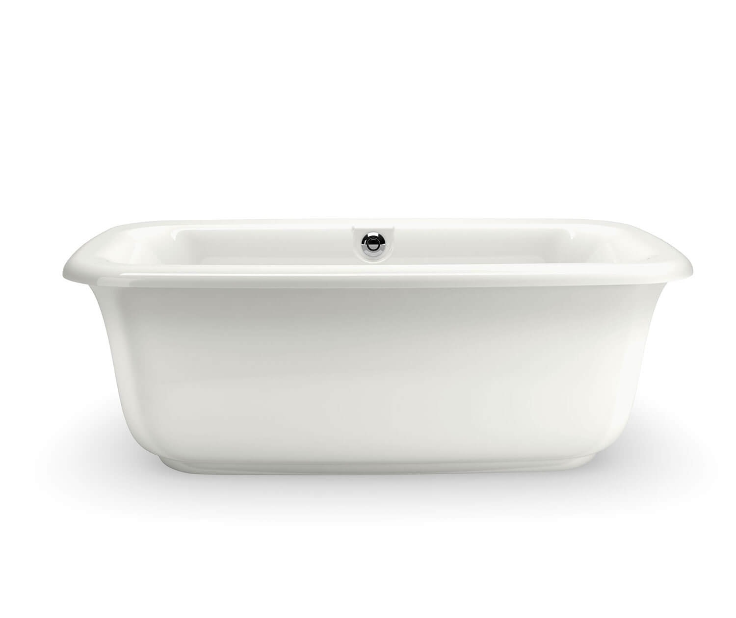 MAAX Miles 66″ x 36″ x 24″ Acrylic Freestanding Center Drain Bathtub in