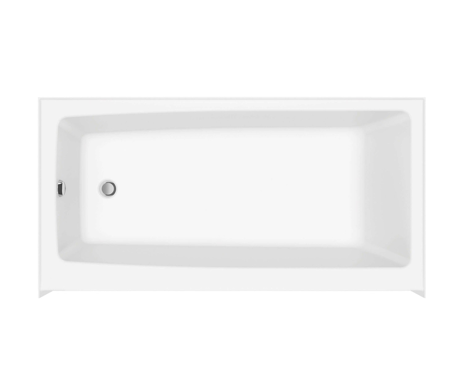 MAAX NOMAD 60" x 33" x 18" ACRYLX ALCOVE BATHTUB In WHITE