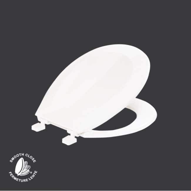 CONTRAC ROUND FRONT TOILET SEAT WITH SMOOTH CLOSE