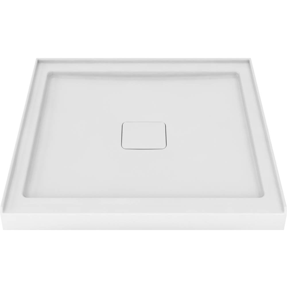 Zitta Shower Tray Square Built in 36" x 36" Shower Base White