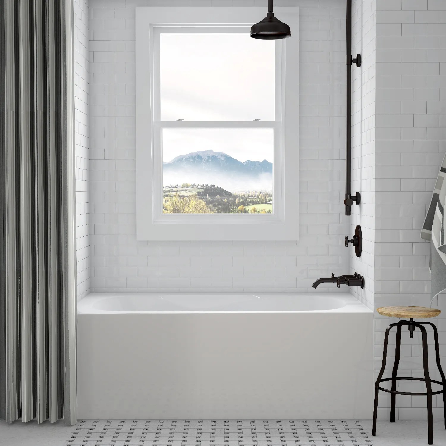 Acritec Robson Pure 60” x 30″ x 20″ Alcove Bathtubs & Whirlpools