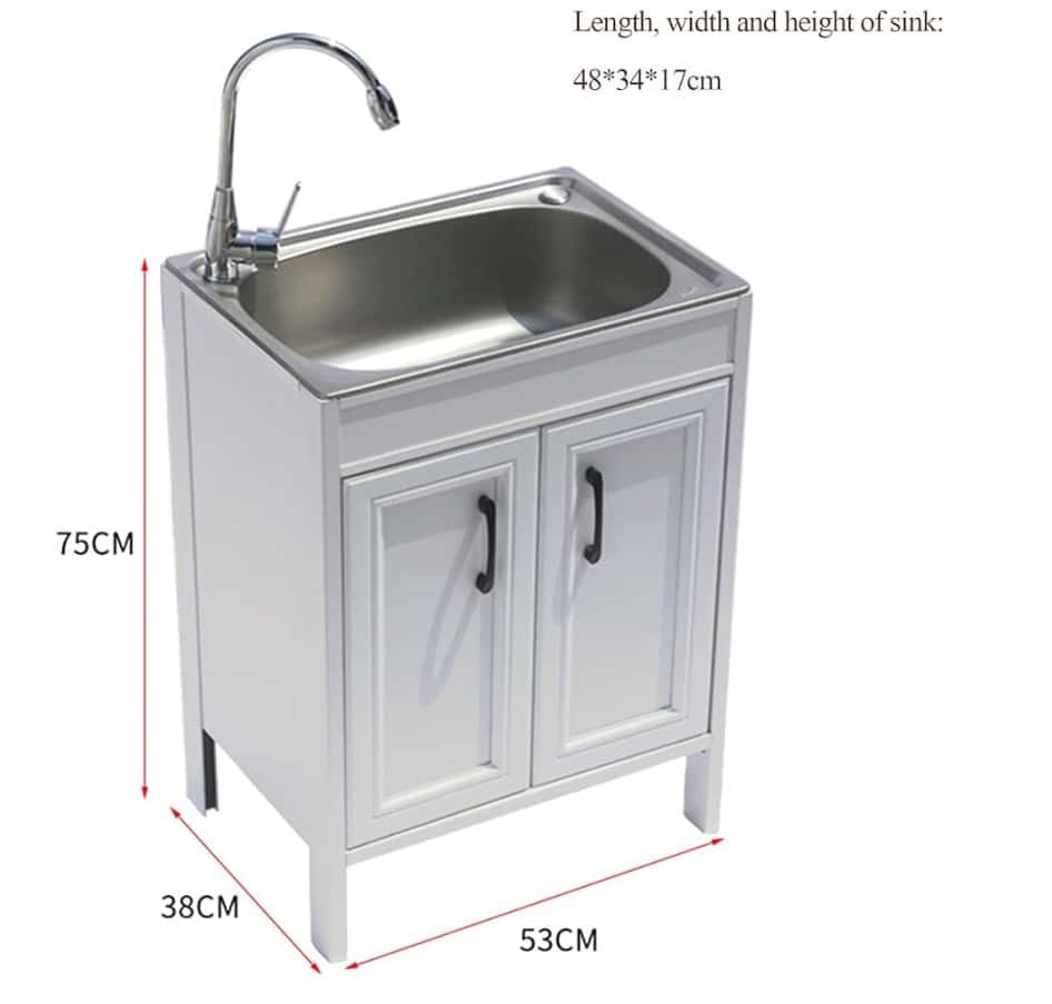 RUBY CANADA 24” Laundry sink and vanity