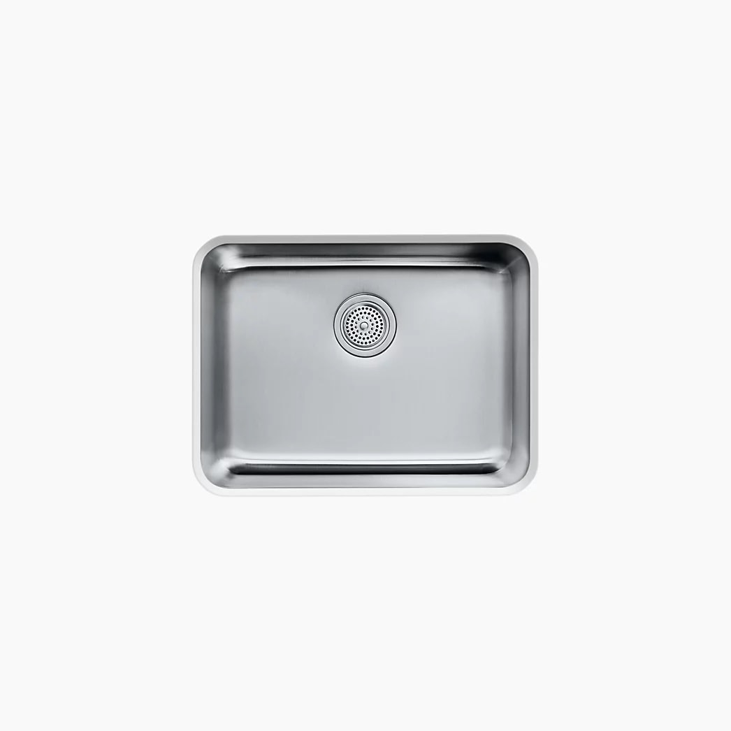 KOHLER Undertone® Preserve® 23" undermount singlebowl kitchen sink