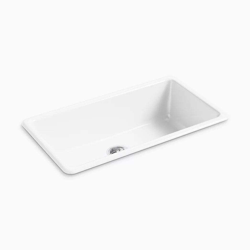 KOHLER Iron/Tones® 33" top/undermount singlebowl kitchen sink