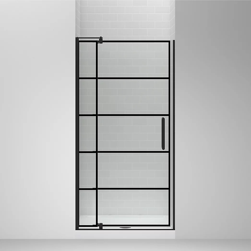 KOHLER Echelon® 70" H pivot shower door with 5/16"thick glass