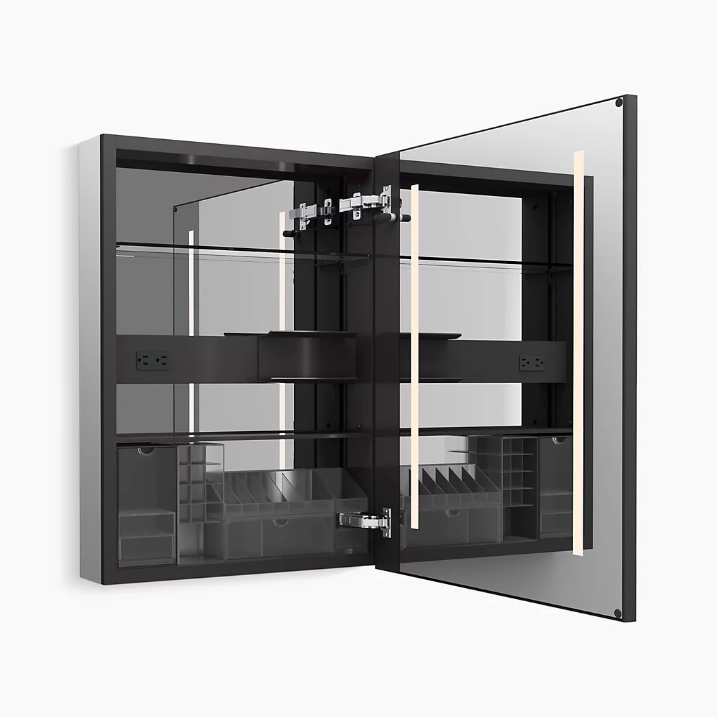 KOHLER Collage™ 24" x 32" lighted medicine cabinet, right-hinged