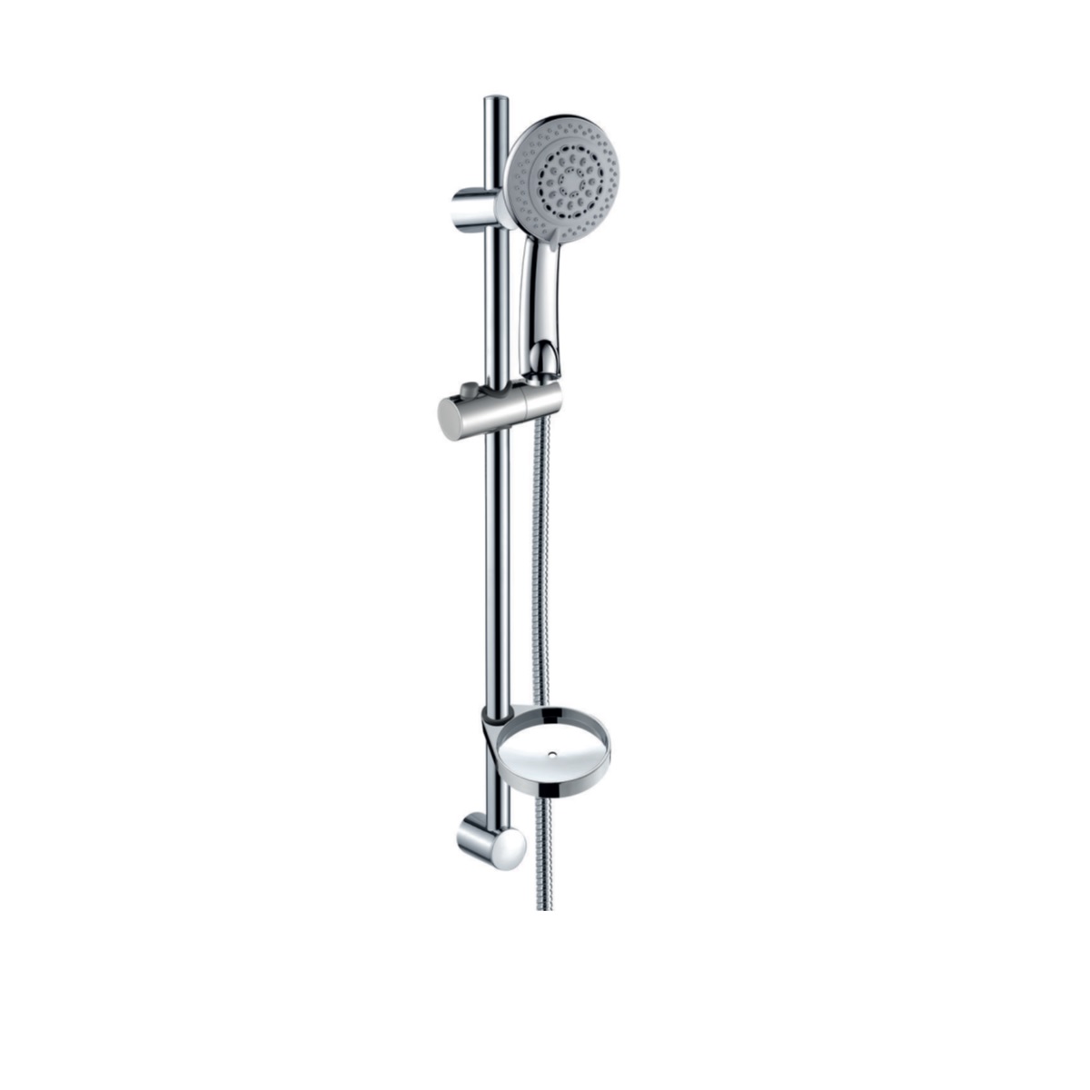 4Speed Shower Rail set with Soap Dish consisting of shower rail, hand shower RO4000HS, shower