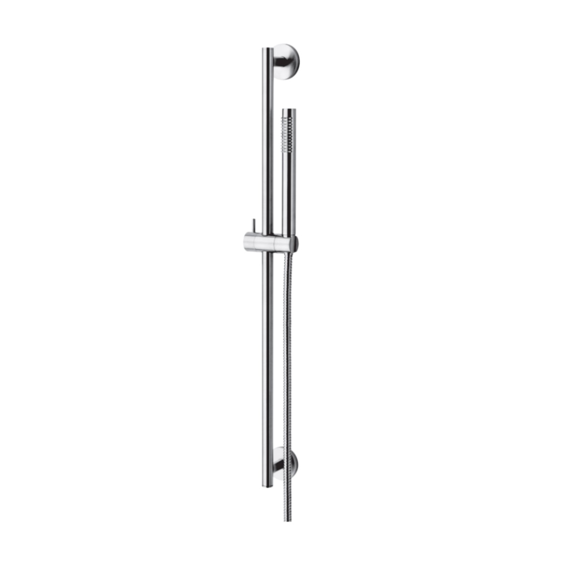 1Speed Shower Rail set consisting of round shower rail, round hand