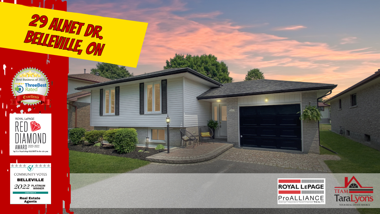 Belleville Real Estate with Tara Lyons Team at Royal Lepage Proalliance